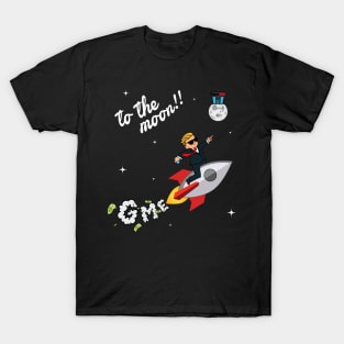 To the moon with WSB T-Shirt